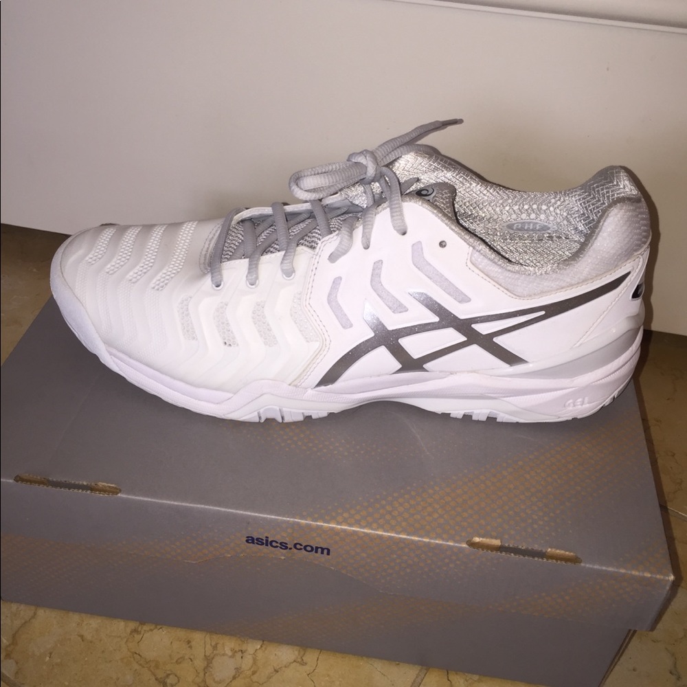 ASICS GEL Revolution 7 white Silver 10.5 44.5